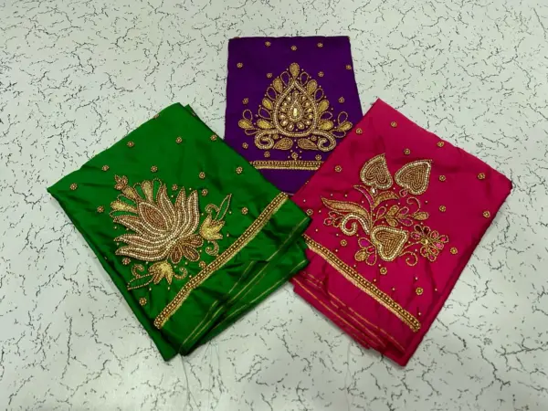 Premium Buti Aari Work Blouse – Sophistication Now on Sale!