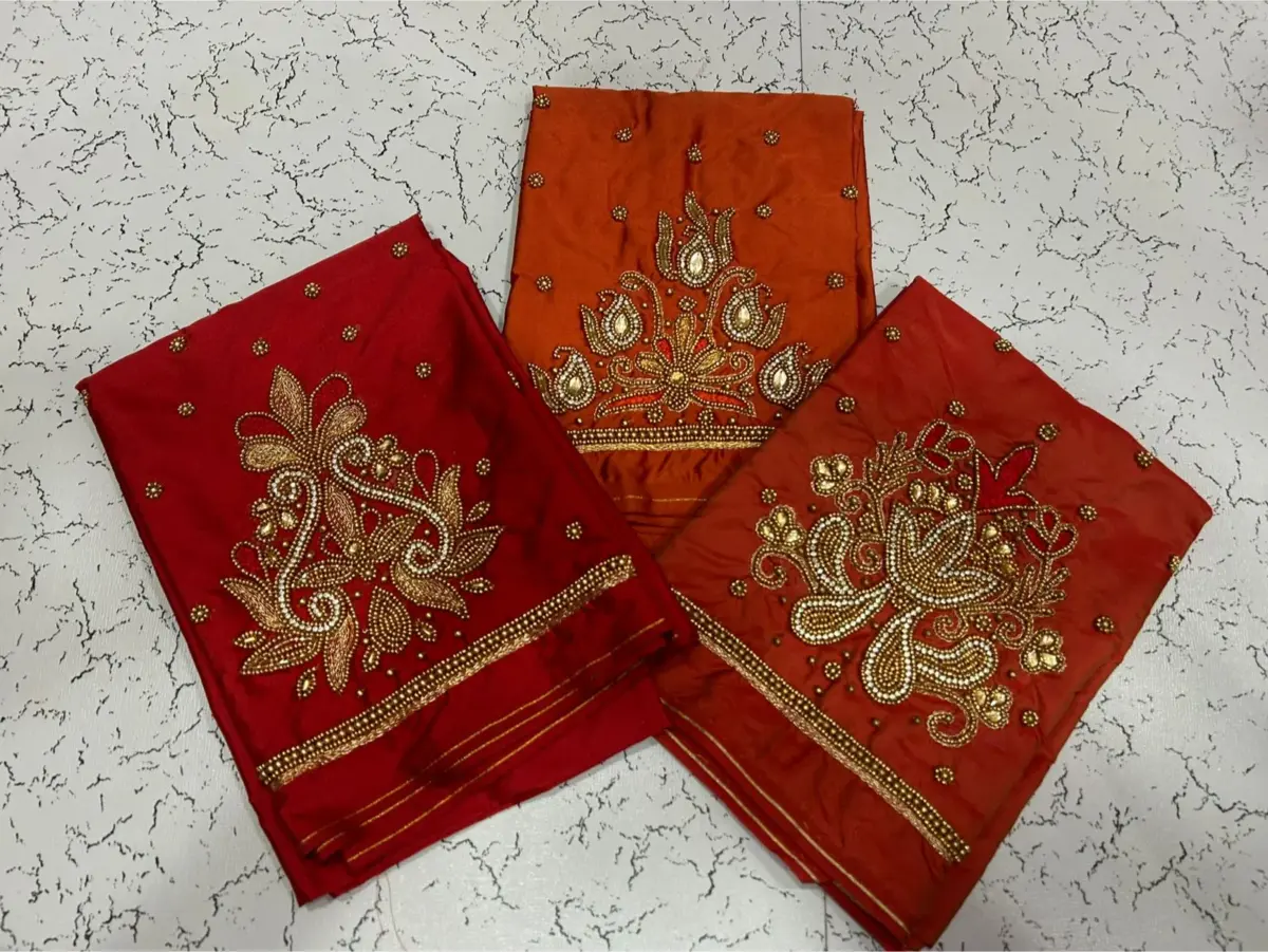 Radiant Elegance – Kundan Aariwork Blouses at Exclusive Offer Prices 1