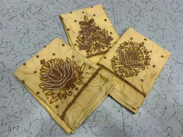 Radiant Elegance – Kundan Aariwork Blouses at Exclusive Offer Prices