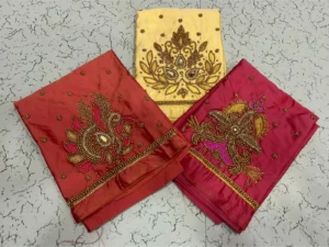 Radiant Elegance – Kundan Aariwork Blouses at Exclusive Prices 13