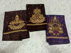 Radiant Elegance – Kundan Aariwork Blouses at Exclusive Prices 14