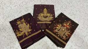 Radiant Elegance – Kundan Aariwork Blouses at Exclusive Prices 3