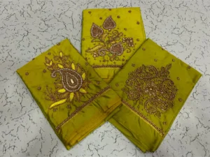 Radiant Elegance – Kundan Aariwork Blouses at Exclusive Prices 9