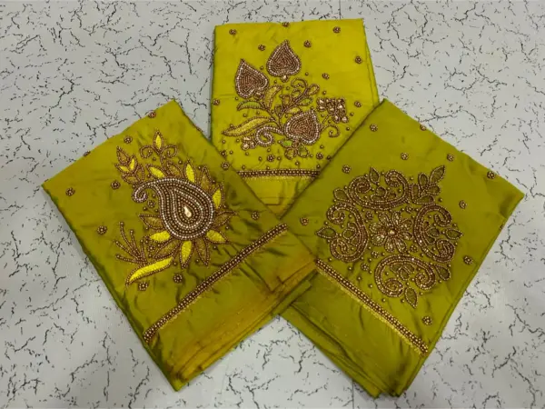 Radiant Elegance – Kundan Aariwork Blouses at Exclusive Offer Prices