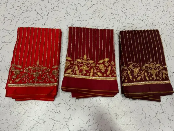 Stylish Statement – Lines Aari Work Blouses at Unbeatable Offer Prices