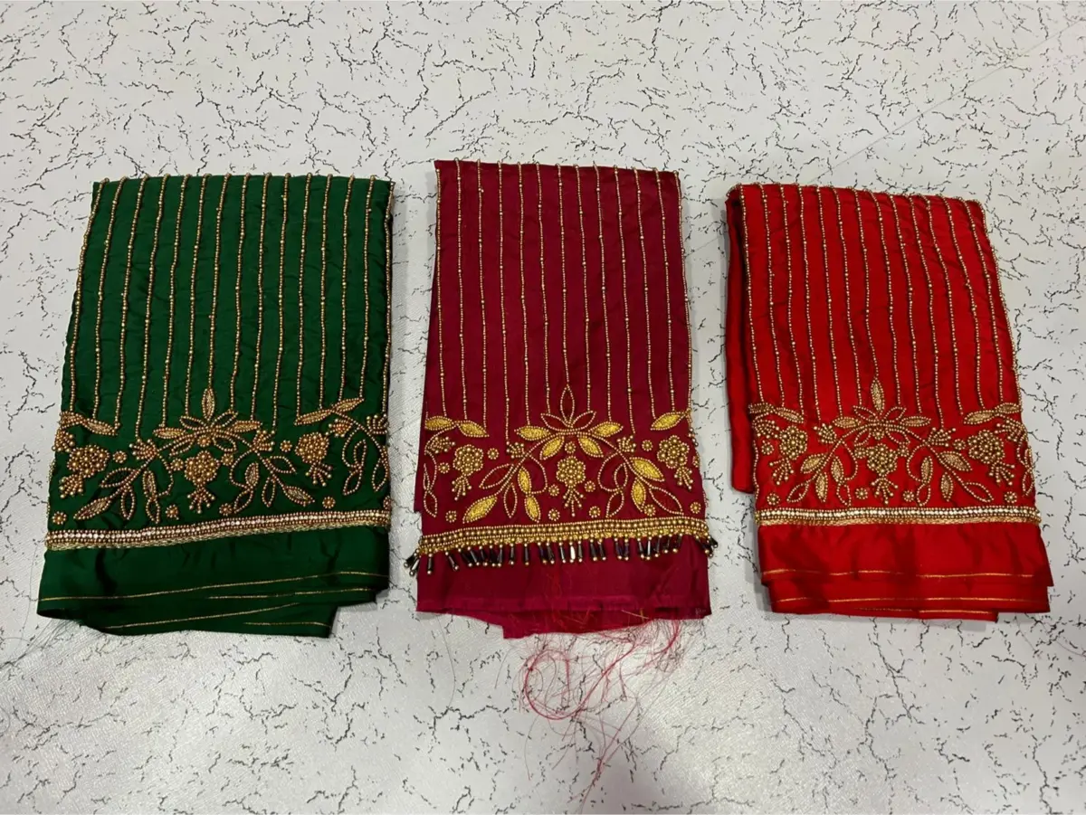 Stylish Statement – Lines Aari Work Blouses at Unbeatable Offer Prices 14