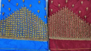 Timeless Minimal Zardosi Kundan Blouse – Designer Touch, Exclusive 3