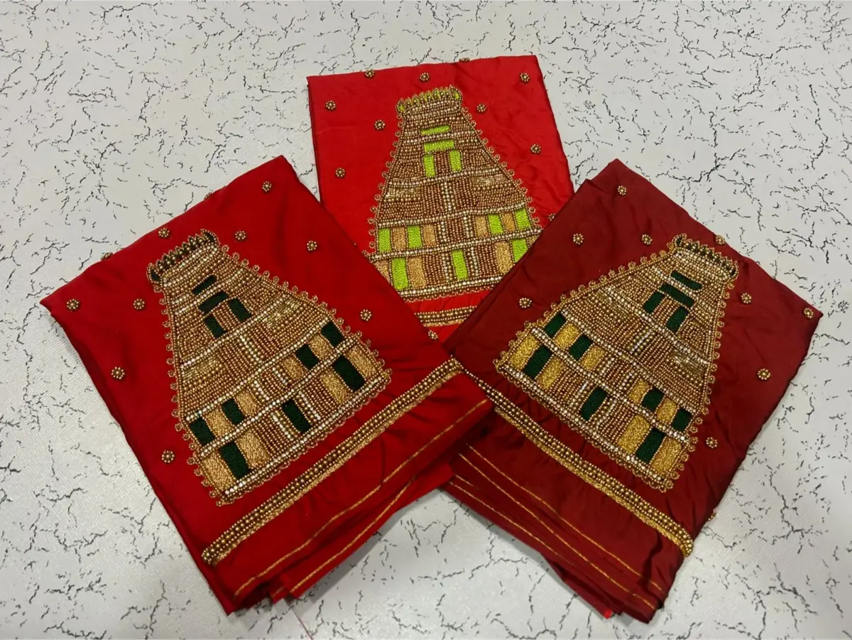 Timeless Traditional Temple Maggam Work Blouse – Divine Elegance Redefined! 3