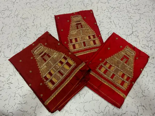 Timeless Traditional Temple Maggam Work Blouse – Divine Elegance Redefined!