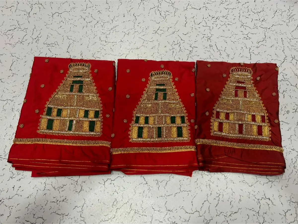 Timeless Traditional Temple Maggam Work Blouse – Divine Elegance Redefined! 8