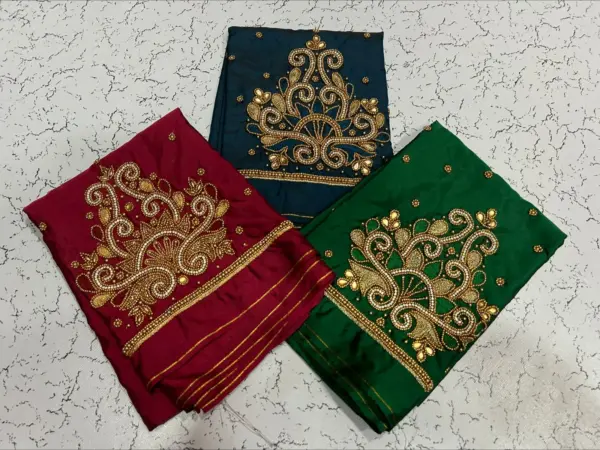 Trending Now – Latest Aari Beads Work Blouse at Special Offer!