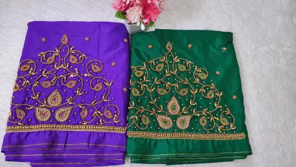 Exclusive Offer: Kodi Beads Buti Aari Work Blouse – Grace Redefined