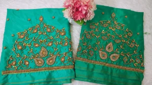 Exclusive : Kodi Beads Buti Aari Work Blouse – Grace Redefined 7