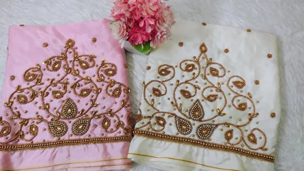 Exclusive Offer: Kodi Beads Buti Aari Work Blouse – Grace Redefined