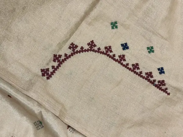Handcrafted Gold Kutch Work Blouse – Traditional Elegance with Premium Detailing