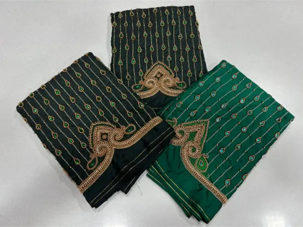 Authentic South Indian Maggam Work Blouse Traditional Elegance on Offer