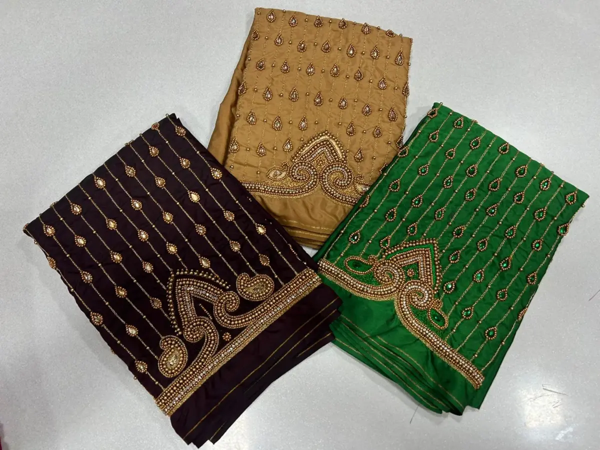 Authentic South Indian Maggam Work Blouse  Traditional Elegance on Offer 12
