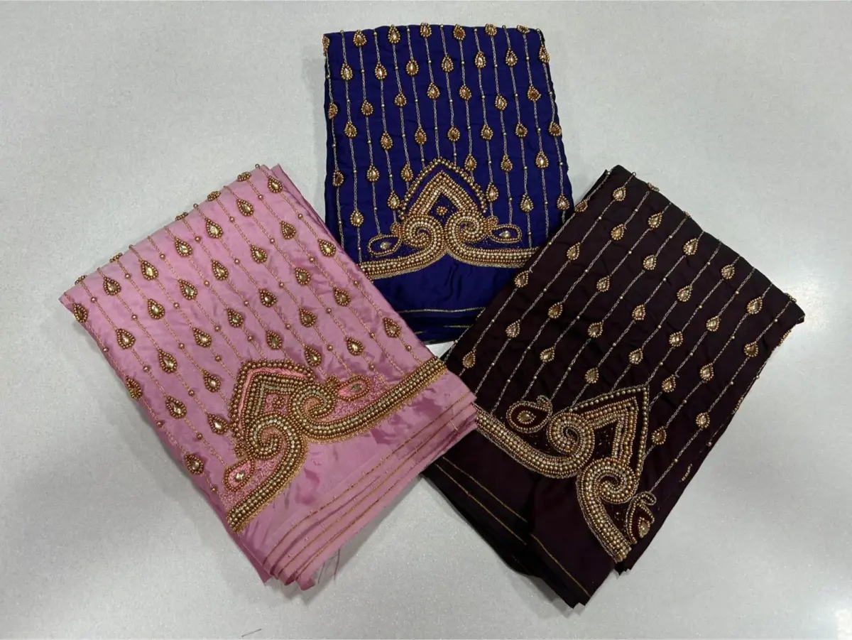 Authentic South Indian Maggam Work Blouse  Traditional Elegance on Offer 4