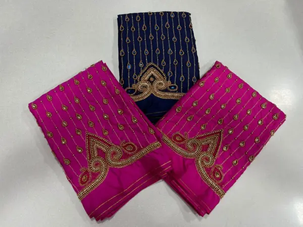 Authentic South Indian Maggam Work Blouse Traditional Elegance on Offer