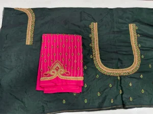 Authentic South Indian Maggam Work Blouse Traditional Elegance on 9