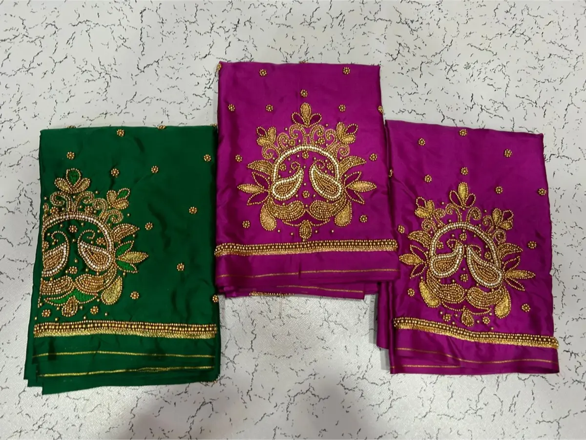 Elegant Rani Pink Aariwork Blouse  Limited Time Offer 10
