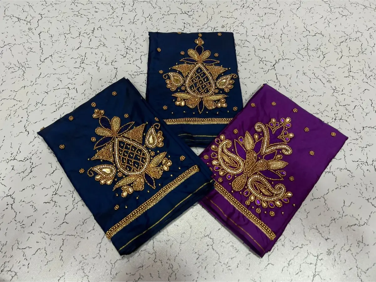 Elegant Rani Pink Aariwork Blouse Limited Time Offer