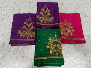 Elegant Rani Pink Aariwork Blouse  Limited Time Offer 7