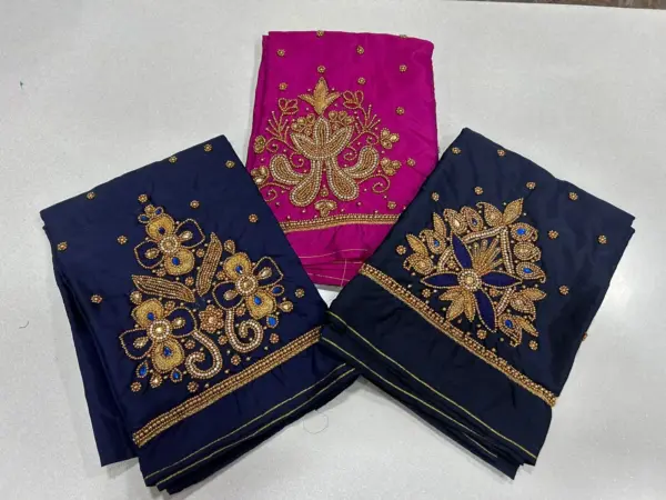 Exclusive Beads Aariwork Blouse Multipurpose Custom Fit at Offer Price