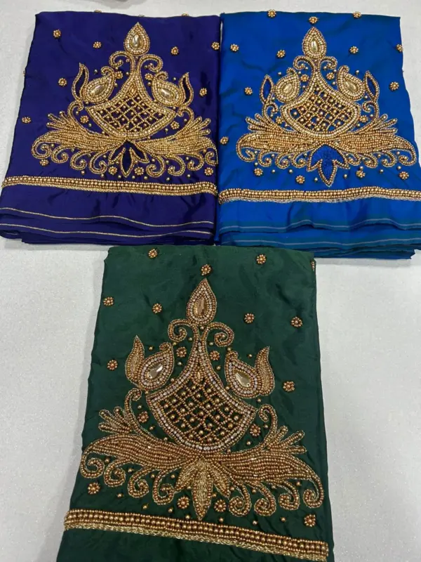 Exclusive Offer Beads Flower Maggam Work Blouse Elegant & Budget-Friendly