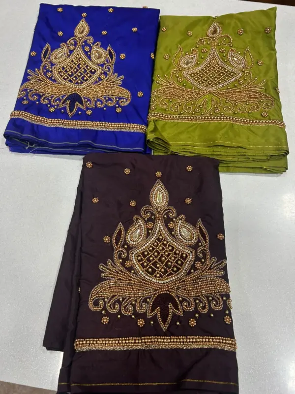 Exclusive Offer Beads Flower Maggam Work Blouse Elegant & Budget-Friendly