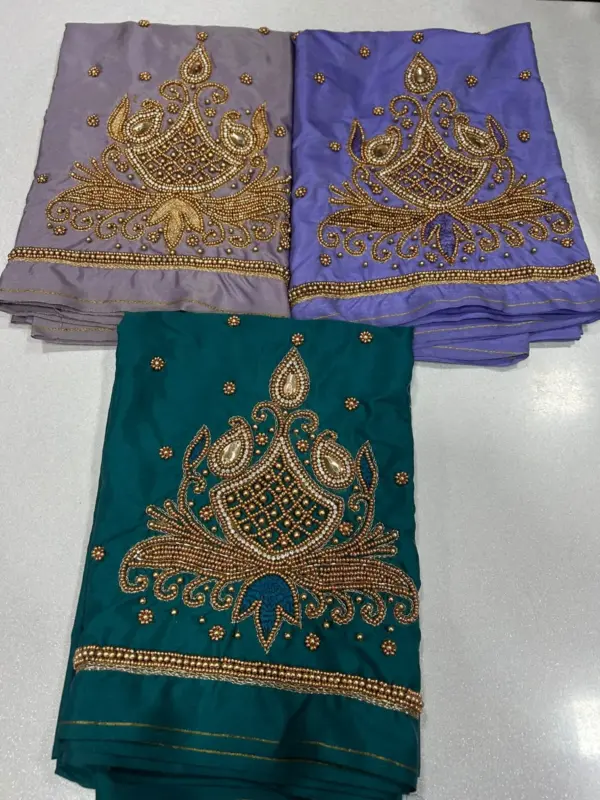 Exclusive Offer Beads Flower Maggam Work Blouse Elegant & Budget-Friendly