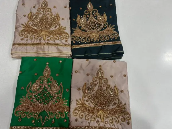 Exclusive Offer Beads Flower Maggam Work Blouse Elegant & Budget-Friendly