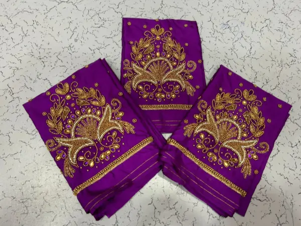 Grace in Every Thread: Pink Beads Aariwork Blouse – Special Offer!