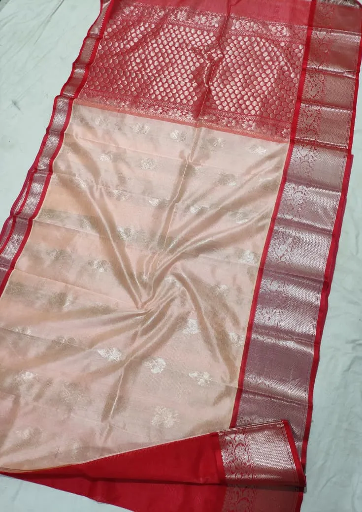 Grand Launch: Kuppadam Mangalagiri Handloom Pattu Sarees with Silver Zari Kanchi Borders & Contrast Pallu