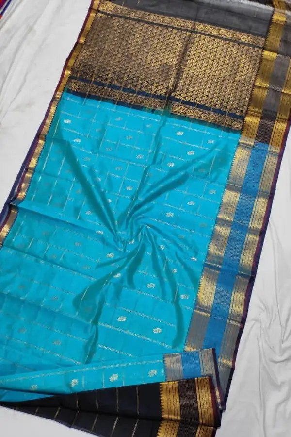 Grand Launch: Kuppadam Mangalagiri Handloom Pattu Sarees with Silver Zari Kanchi Borders & Contrast Pallu