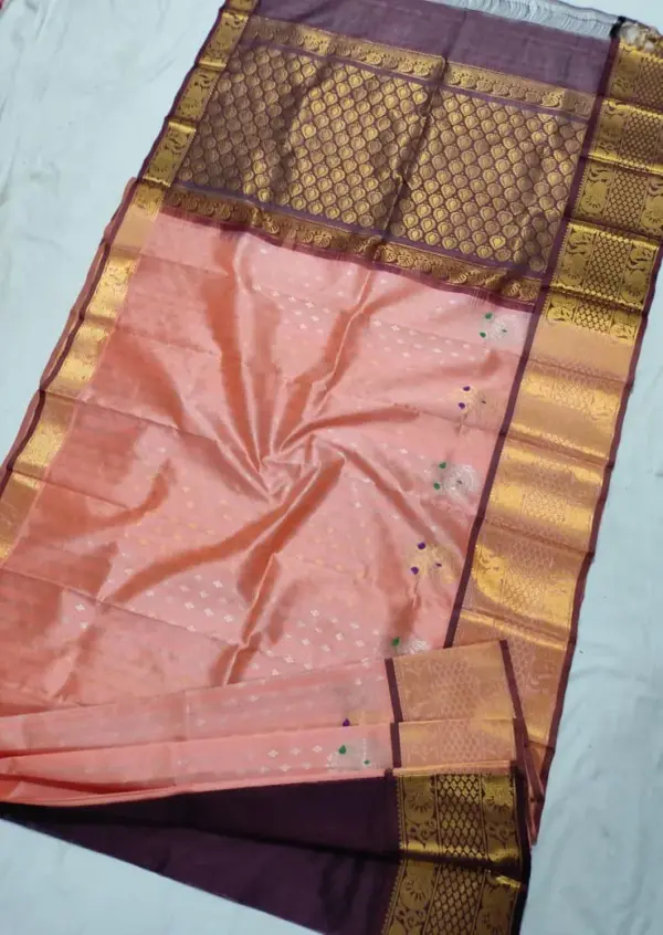 Grand Launch: Kuppadam Mangalagiri Handloom Pattu Sarees with Silver Zari Kanchi Borders & Contrast Pallu