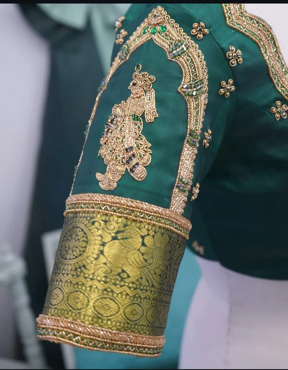 Regal Bridal Palki Maggam Work Blouse A Royal Wedding Masterpiece