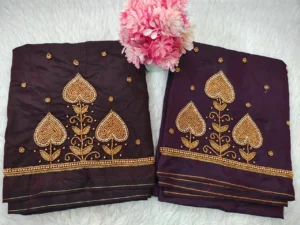Royal Touch Badam Beads Buti Aariwork Blouse for Regal Occasions 6