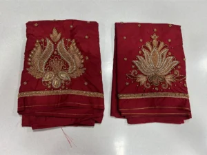 Stunning Red Beads Aari Work Blouse Festive Favorite on Exclusive 8