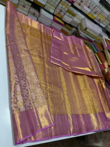 Timeless Beauty Handwoven Tissue Silk Saree for Grand Bridal Looks 4