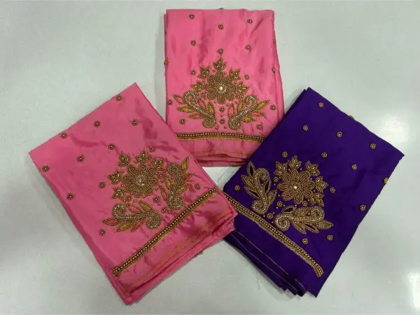 Buy Online Flower Aariwork Blouses Premium Quality Designer Wear at Best Prices