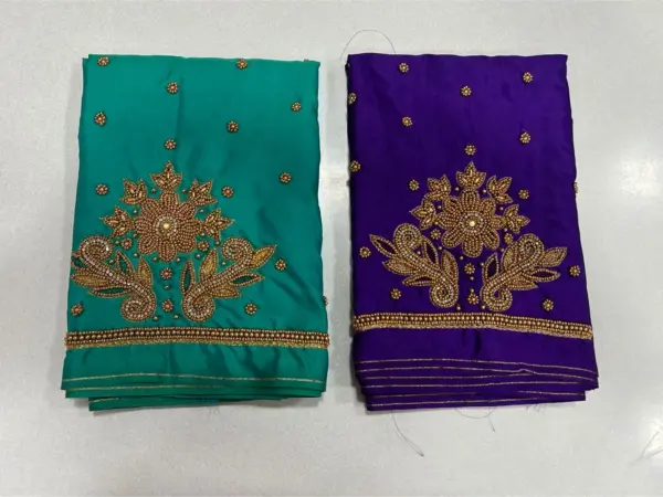 Buy Online Flower Aariwork Blouses Premium Quality Designer Wear at Best Prices