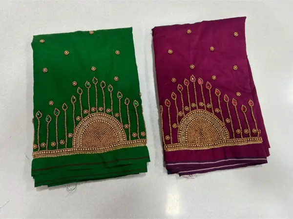 Buy Online Latest Elegant Pink Aari Work Blouse at Best Prices Trendsetting Wedding Style