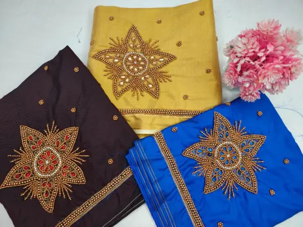 Buy Online Multi-Colour Aariwork Blouse Starting Designs at Best Prices for Trendy & Elegant Looks