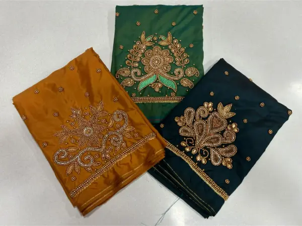 Buy Online Peacock Design Maggam Work Blouse in Maroon Under 600 Affordable Ethnic Style