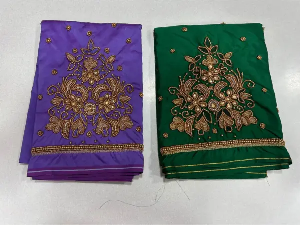 Buy Online Premium-Quality Black Maggam Work Blouse Under ₹600 Budget Wedding Collection