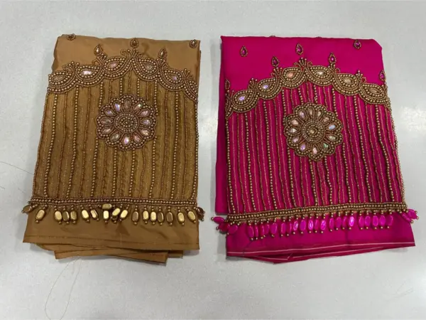 Buy Online Red Lines Maggam Work Blouse Best Budget Bridal Party Wear Under ₹2000