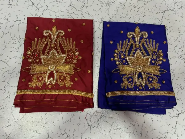 Exquisite Green Flower Design Aari Blouse Affordable & Trendy