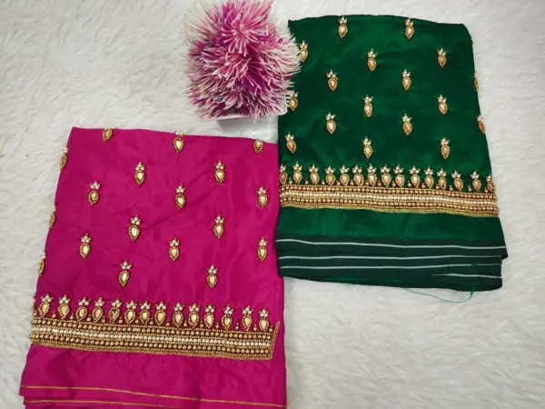 Premium Yellow Aari Work Designer Blouse Special Discounted Offer