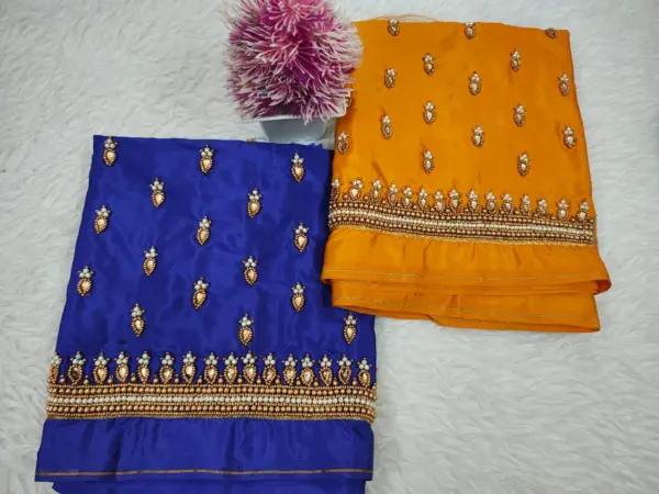 Premium Yellow Aari Work Designer Blouse Special Discounted Offer